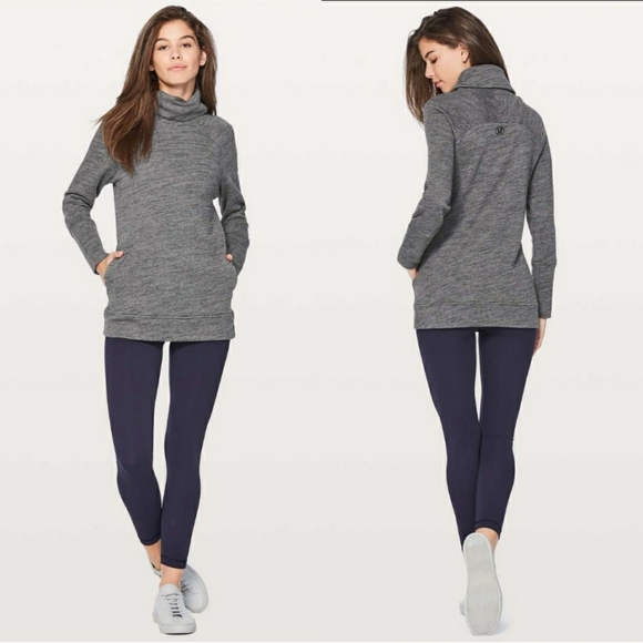 lululemon athletica Sweaters - Lululemon To You Heathered Dark Grey Sweatshirt